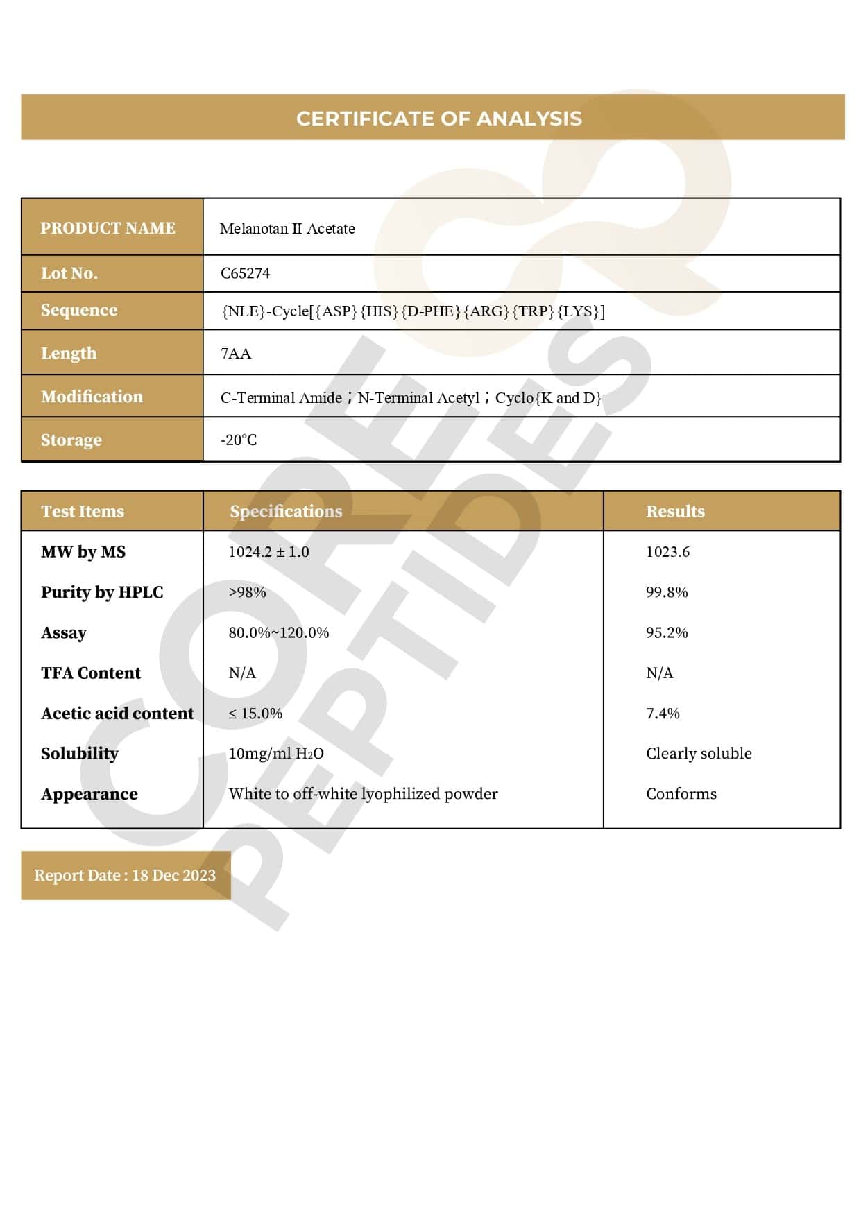 melanotan ii acetate Buy MT2 - 10mg Australia Melanotan II (CAS 121062-08-6) |